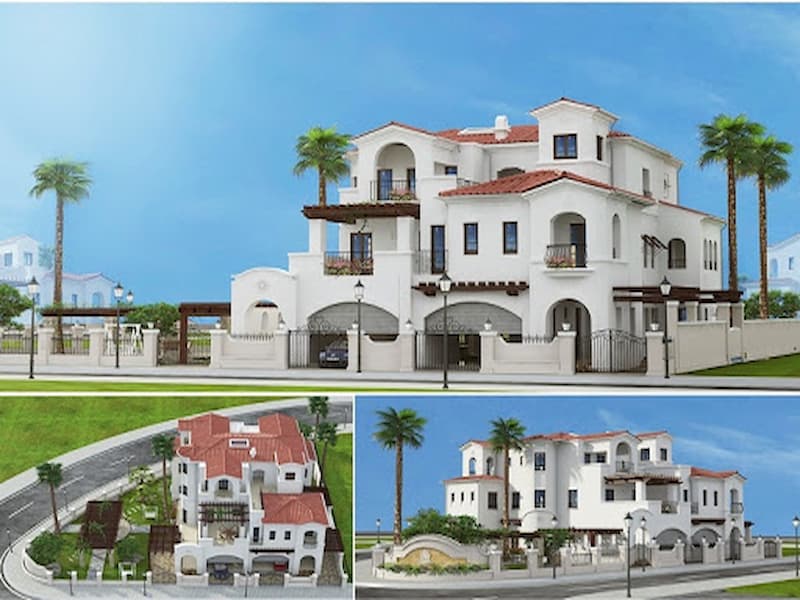 Kiến trúc Tây Ban Nha thể hiện trong các căn biệt thự