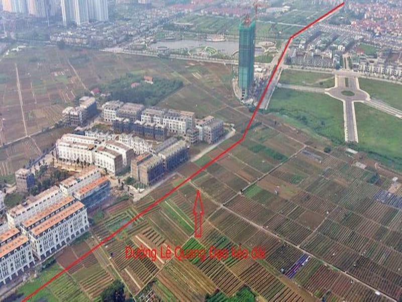 Tuyến đường Lê Quang Đạo kéo dài