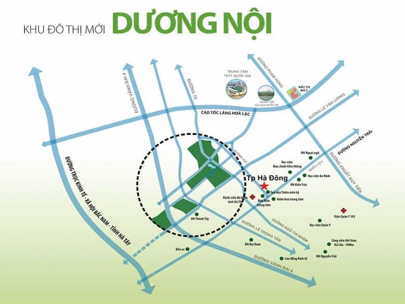 Khu đất gần kề với nhiều khu đô thị lớn